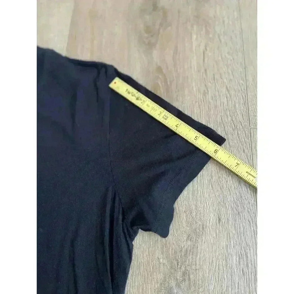 Harley Davidson Dallas TX Women's Biker Black Skull Sparkle Short Sleeve Shirt M - Picture 8 of 8